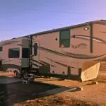 Exterior of luxury RV