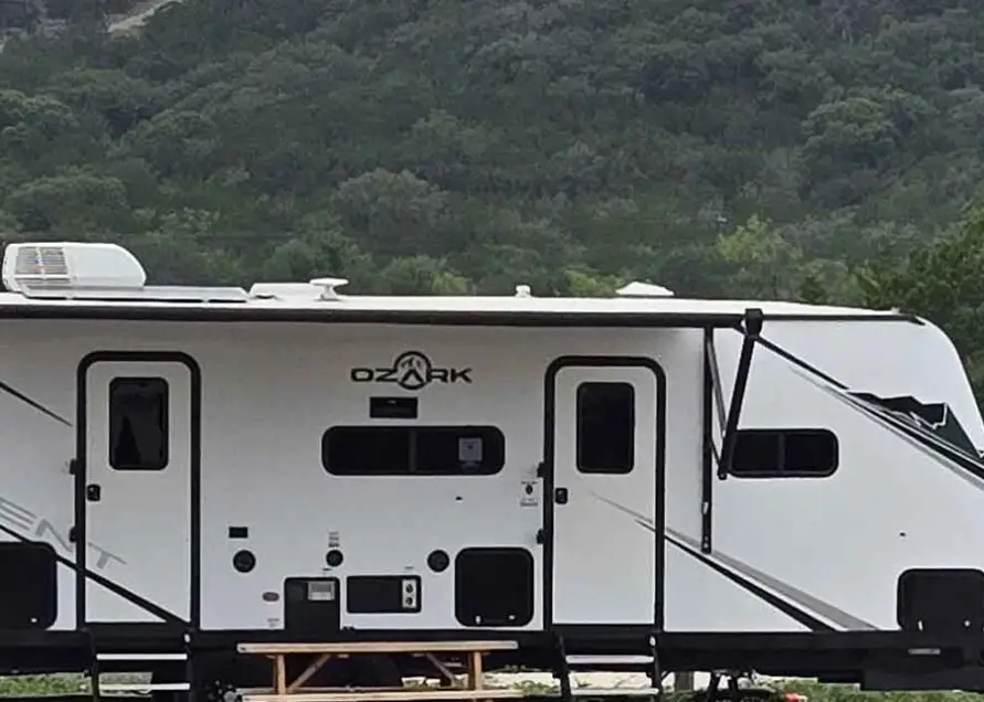 Exterior of Rental RV. This is the Ozark model.